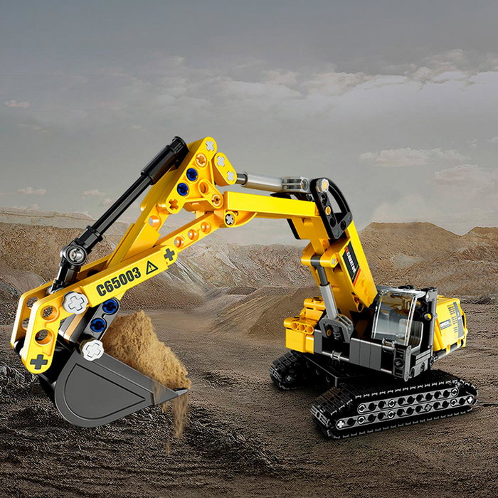 DEQUBE CADA Construction Pelleteuse 467 pièces