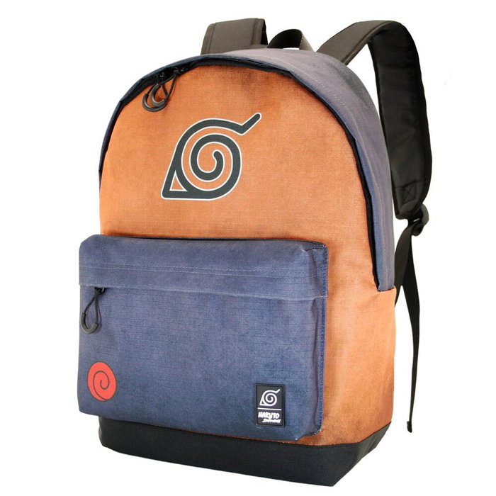 KARACTERMANIA Mochila Sac à dos Symbol Naruto Shippuden 44 cm Urbaine Un Compartiment avec Porte-Ordinateur Acolchado, Matière RPET Recyclée Résistante, Anti-Liquide