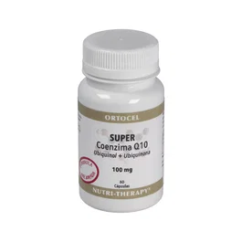 Ortocel Nutri-Therapy Super Q10 100 mg, 60 capsules – Complément alimentaire coenzyme Q10 avec vitamine E