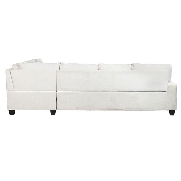 Canapé Convertible Home ESPRIT Beige Moderne 285 x 260 x 90 cm