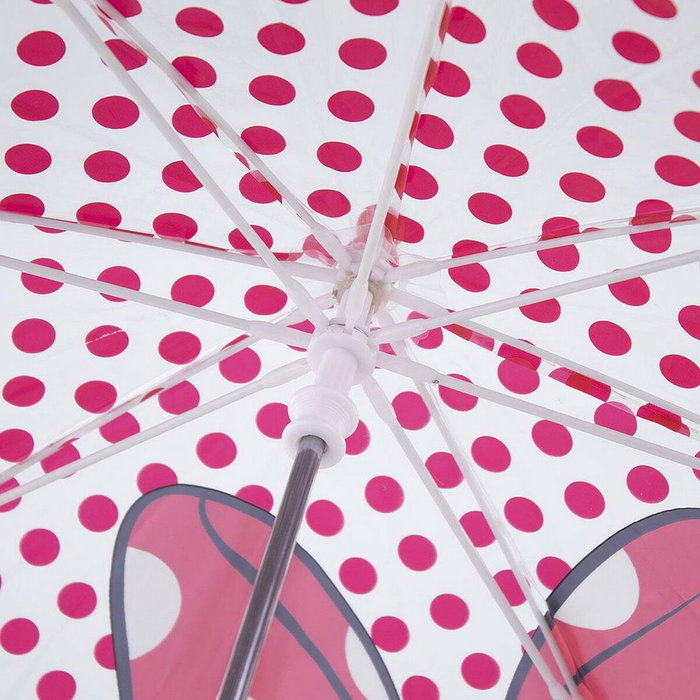 Parapluie Minnie Mouse Rouge 100 % POE (Ø 71 cm)