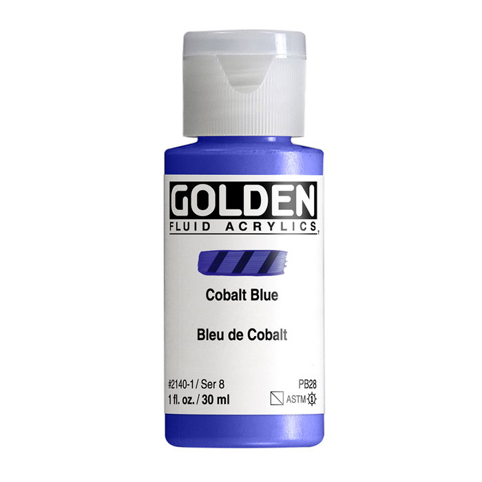Golden Couleurs Acryliques Fluides Bleu Cobalto 30 ml Golden Couleurs Acryliques Fluides Bleu Cobalto 30 ml