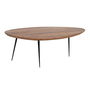 Jeu de 2 tables Noir Naturel 110 x 63 x 40 cm (2 Unités)