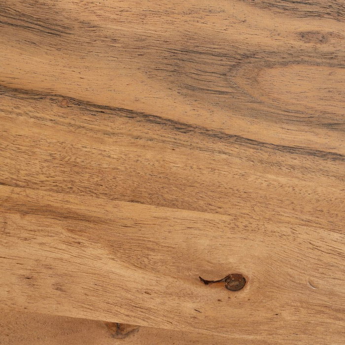 Jeu de 2 tables Noir Naturel 110 x 63 x 40 cm (2 Unités)