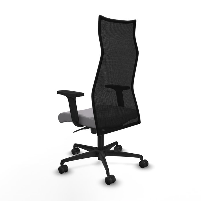 Piqueras y Crespo Chaise de Bureau Albacete Gris et Noir