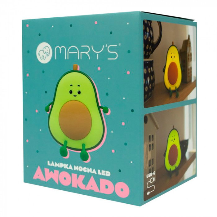 Mary´S Lampe de nuit LED rechargeable modèle avocat