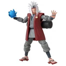 Bandai Anime Heroes - Figurine Naruto Shippuden Jiraiya 17 cm avec mains supplémentaires