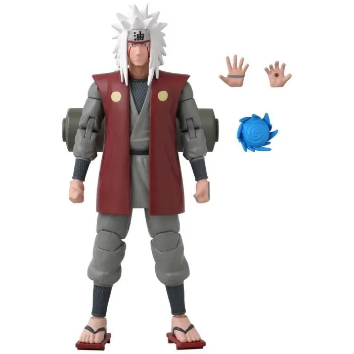 Bandai Anime Heroes - Figurine Naruto Shippuden Jiraiya 17 cm avec mains supplémentaires