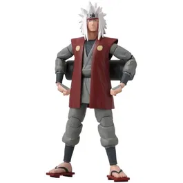 Bandai Anime Heroes - Figurine Naruto Shippuden Jiraiya 17 cm avec mains supplémentaires