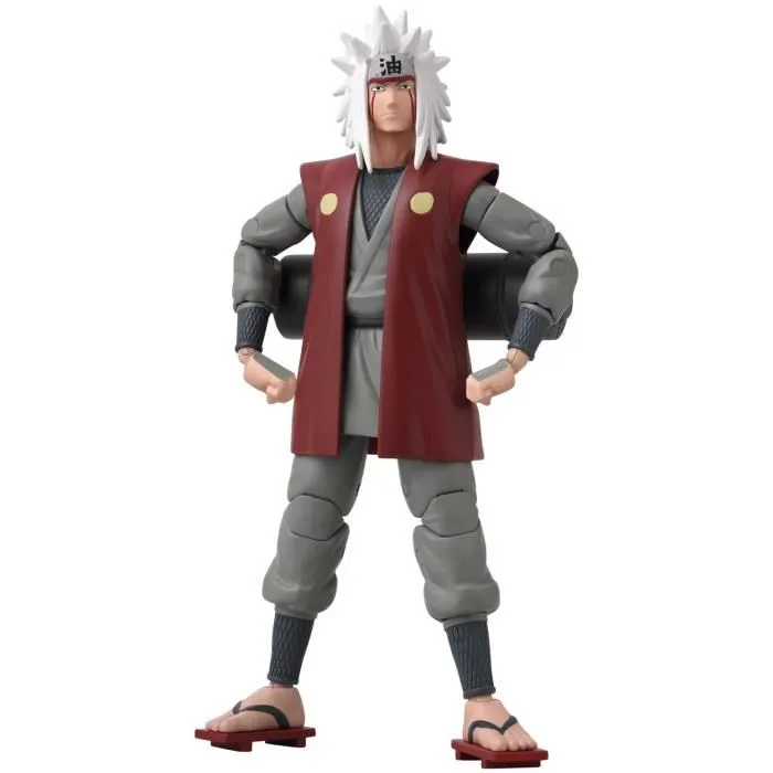 Bandai Anime Heroes - Figurine Naruto Shippuden Jiraiya 17 cm avec mains supplémentaires