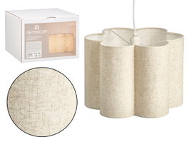 Giftdecor Lampe de plafond 35x25x32 cm Métal Papier Naturel (Set de 2)