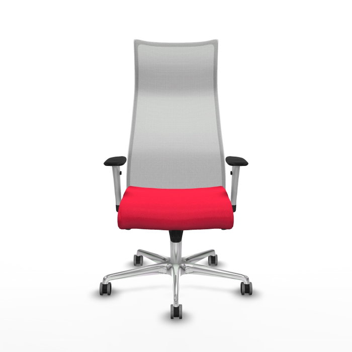 Piqueras y Crespo Chaise de Bureau Albacete Rouge et Blanche