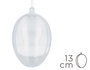 Innspiro Pack de 6 œufs en plastique transparent de 13 cm pour décoration
