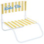 Home Deco Factory Chaise de plage Dolce Vita jaune