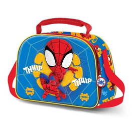 Karactermania Porte-repas Spider-Man 3D Web Out 20x26x10cm Dès 3 ans Bleu