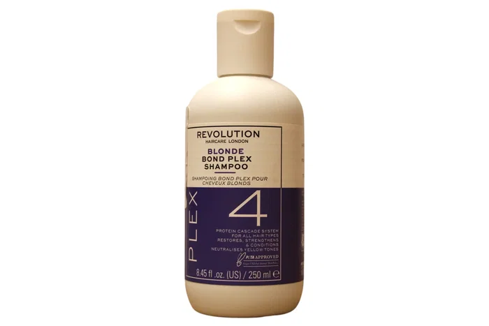 Revolution Haircare Bond Plex 4 Shampooing pour la neutralisation des tons jaunes Revolution Haircare Bond Plex 4 Shampooing pour la neutralisation des tons jaunes