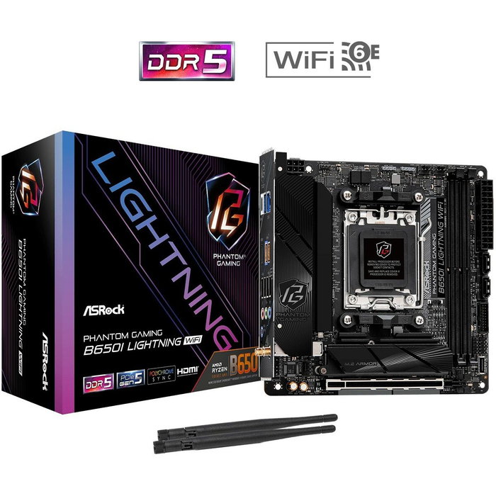 Carte Mère ASRock B650I LIGHTNING WiFi Intel Wi-Fi 6 AMD B650 AMD AM5