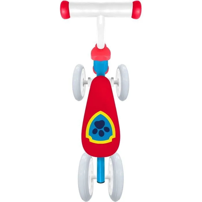 Paw Patrol Pat'Patrouille Draisienne Porteur 4 Roues - Bleu et Rouge - Pour Bébés Dès 18 Mois avec Siège Confort et Grande Stabilité