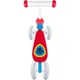 Paw Patrol Pat'Patrouille Draisienne Porteur 4 Roues - Bleu et Rouge - Pour Bébés Dès 18 Mois avec Siège Confort et Grande Stabilité