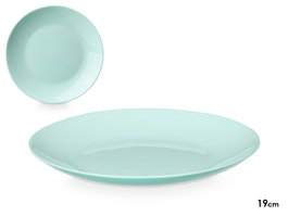 Vivalto Assiette à Dessert Ronde Opal Vert 19 cm (Set de 24)