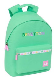 Benetton Sac à dos pour ordinateur portable 14,1" Mint - 31x41x16 cm