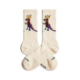 Chaussettes Jimmy Lion Athletic Basquiat Pez Dis Marron 5