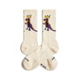Chaussettes Jimmy Lion Athletic Basquiat Pez Dis Marron 5
