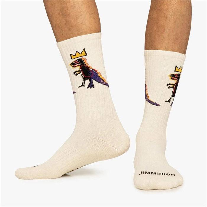 Chaussettes Jimmy Lion Athletic Basquiat Pez Dis Marron 5