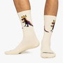 Chaussettes Jimmy Lion Athletic Basquiat Pez Dis Marron 5
