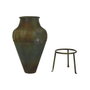 Home ESPRIT Vase Vert Métal 49 X 49 X 91 cm
