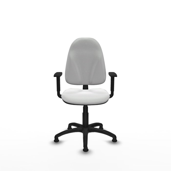 PIQUERAS Y CRESPO Chaise de bureau Algarra, Tissu Blanc, Accoudoirs 1D PIQUERAS Y CRESPO Chaise de bureau Algarra, Tissu Blanc, Accoudoirs 1D