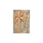 PINCELLO Set de 3 boîtes en carton rectangulaire marron rayures lazo Noir