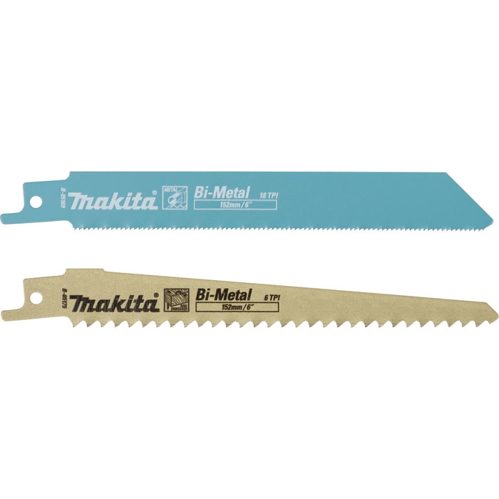 Makita DJR186RT Scie sabre sans fil avec batterie 5,0 Ah et chargeur rapide