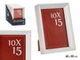 Giftdecor Porte-photo en plastique moulure blanc 10x15cm (Set de 24)