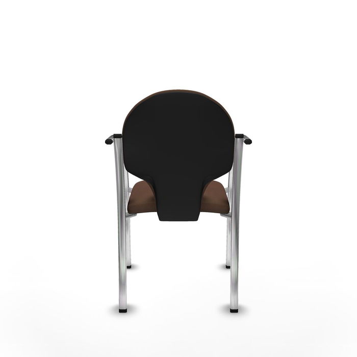 Chaise de Réception Hellín Piqueras y Crespo 220PTCRB463 Brun foncé 2 Unités