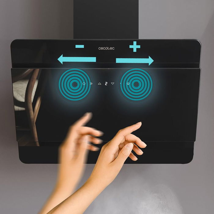 Hotte standard Cecotec Bolero Flux DT 608000 Noir