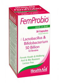 HEALTH AID FemProbio 50 milliards de bactéries 30 capsules