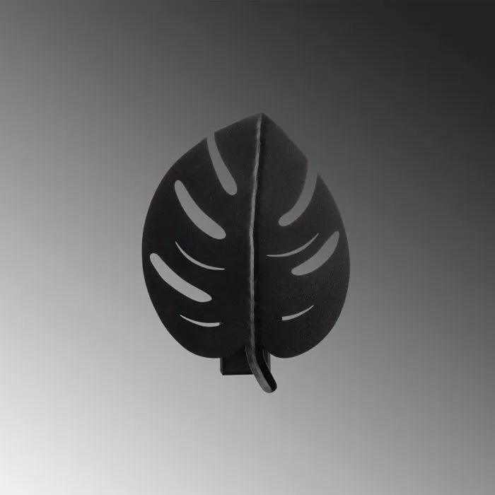 Applique murale Black en métal noir