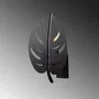 Applique murale Black en métal noir