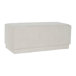 Banquette DKD Home Decor Beige Bois MDF 100 x 40 x 40 cm