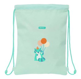Safta - Sac à dos plat junior préscolaire "Fiesta" pour enfant, dimensions 26 x 34 x 1 cm