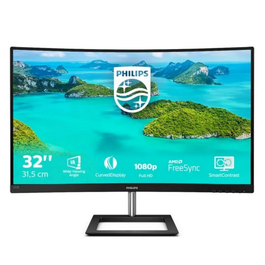 Philips 322E1C/00 - Moniteur PC 31.5" incurvé Full HD 1920x1080, 4 ms, HDMI/VGA, 75 Hz, AMD FreeSync, Noir