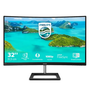 Philips 322E1C/00 - Moniteur PC 31.5" incurvé Full HD 1920x1080, 4 ms, HDMI/VGA, 75 Hz, AMD FreeSync, Noir