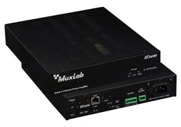 MUXLAB Amplificateur de puissance Dante 2 canaux 240W noir