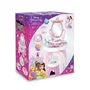 Smoby Coiffeuse Disney Princess 2-en-1 avec tabouret, miroir orientable et 3 tiroirs de rangement