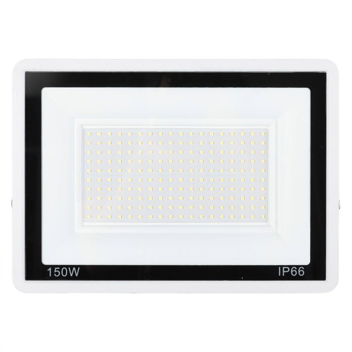 Projecteur LED 150W 12000Lm 6000K IP66 Gradable 60000H Finition Blanche LM-6013-W-CW