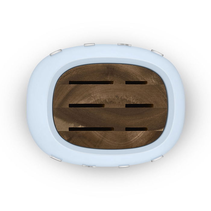 Ensemble de couteaux de cuisine et support Smeg KBSF02PB