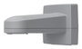 Axis T91G61 Support mural gris, compartiment spacieux pour protection et connectivité IP66 avec câble Ethernet pré-monté