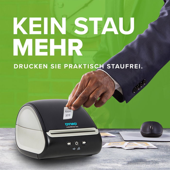 Dymo LabelWriter 5XL - Imprimante d'étiquettes thermique noire/grise