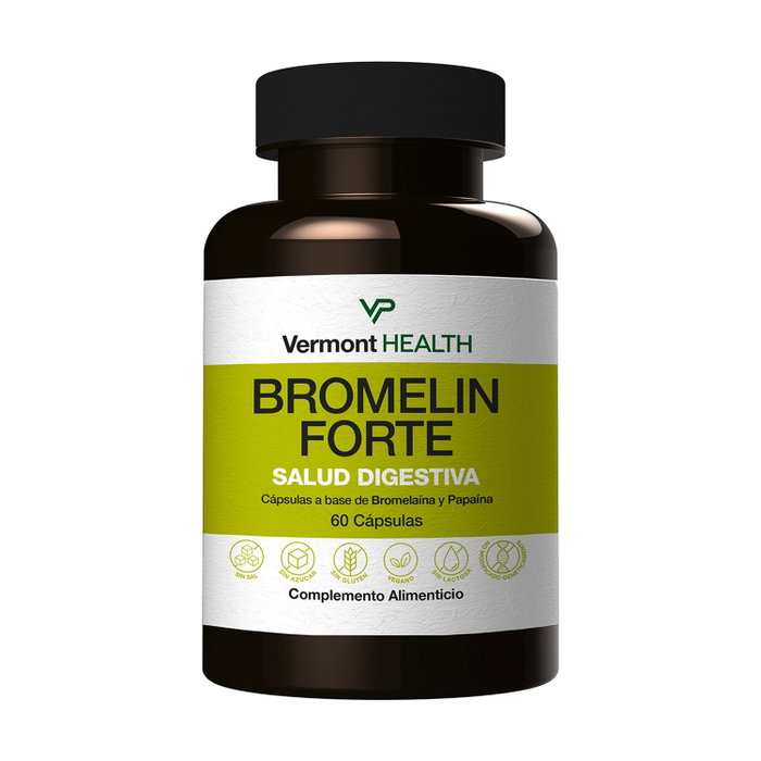 Vermont Health Broméline Forte 60 capsules Vermont Health Broméline Forte 60 capsules